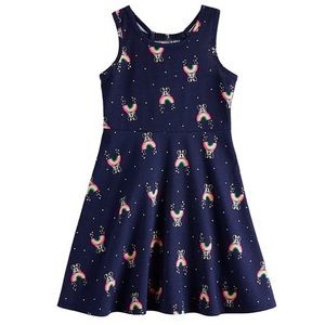 DISNEY Minnie Mouse Rainbow Handkerchief-Hem Jumper Dress By Jumping Beans